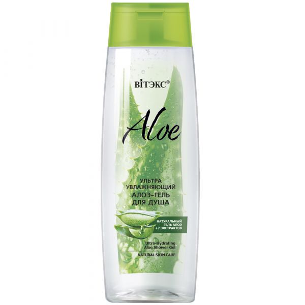 Vitex ALOE +7 EXTRACTS Ultra-moisturizing aloe shower gel, 400 ml